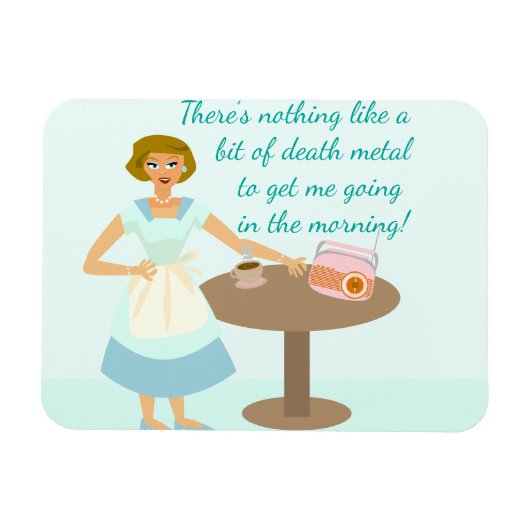 The Death Metal Houseechtgenote Magneet (Horizontaal)