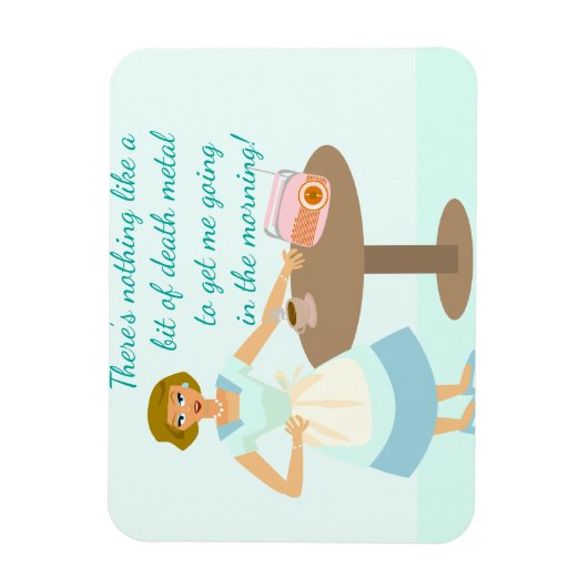 The Death Metal Houseechtgenote Magneet (Verticaal)