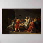 The Death of Socrates, Jacques-Louis David Poster (Voorkant)