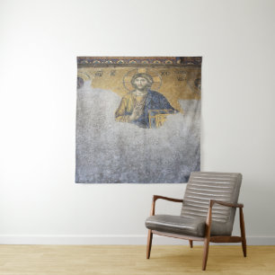 The Deesis Mosiac Upper Gallery Hagia Sophia Wandkleed