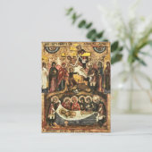 The Deposition of Jesus Orthodox Christian Icon Briefkaart (Staand voorkant)