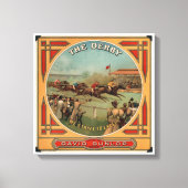 The Derby  Horse Racing David Dunlop Canvas Afdruk (Voorkant)