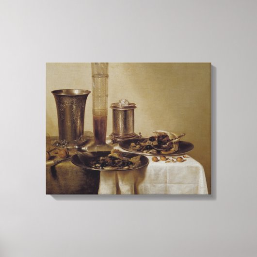 The Dessert, 1637 Canvas Afdruk (Voorkant)