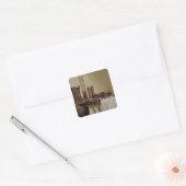 The Dessert, 1637 Vierkante Sticker (Envelop)