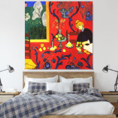 The Dessert: Harmony in Red (The Red Room) Matisse Canvas Afdruk (Insitu (Slaapkamer))