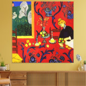 The Dessert: Harmony in Red (The Red Room) Matisse Canvas Afdruk (Insitu (Woonkamer))