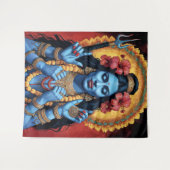 The Destroyer of Evil Goddess Kali Wandkleed (Voorkant (horizontaal))