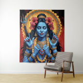The Destroyer of Evil Goddess Kali Wandkleed (In situ)