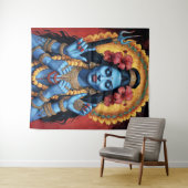 The Destroyer of Evil Goddess Kali Wandkleed (In Situ (horizontaal))