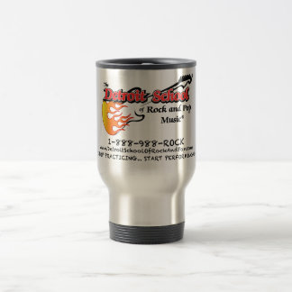 The Detroit School of Rock and Pop Travel Mug Reisbeker