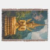 The Devata in Golden Light Deken (Voorkant)