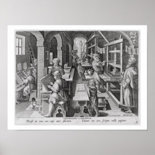 The Development of Printing, bord 5 uit 'Nova Re Poster