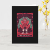 The Devil - Tarot Kaart Gift (Gele Bloem)