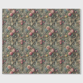 The Devourer of Bloom & Bone - Gotisch Victoriaans Cadeaupapier (Vlak)