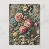 The Devourer of Bloom & Bone - Gotisch Victoriaans Feestdagenkaart (Voorkant)