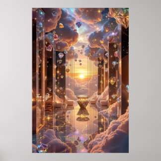 The Diamond Lounge: Where Infinity Meets Luxury Poster