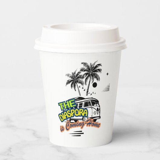 The Diaspora Are Coming Home |  Papieren Bekers (Achterkant)