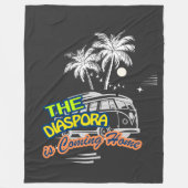 The Diaspora is Coming Home } Fleece Blanket (Voorkant)
