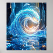 The Digital Maelstrom: Gateway to Cyber Infinity Poster (Voorkant)
