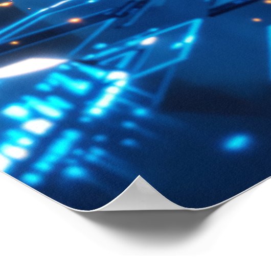 The Digital Maelstrom: Gateway to Cyber Infinity Poster (Hoek)