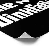 The dinkfather - funny pickleball player paddlebal poster (Hoek)
