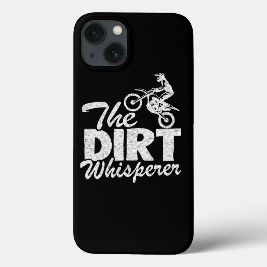 The Dirt Whisperer Dirt Bike Funny Motocross Case-Mate iPhone Case (Achterkant)