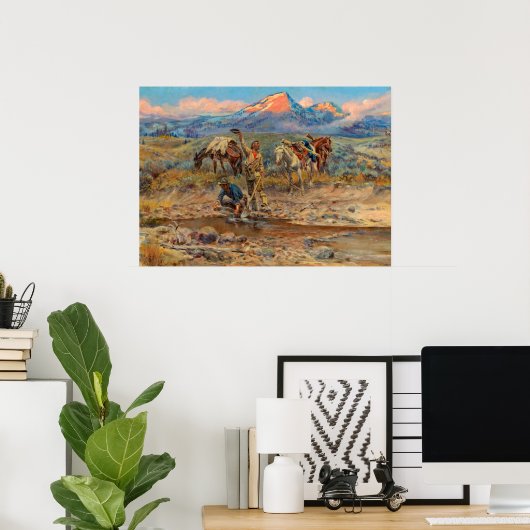 The Discovery of Last Chance Gulch Poster (Thuiskantoor)