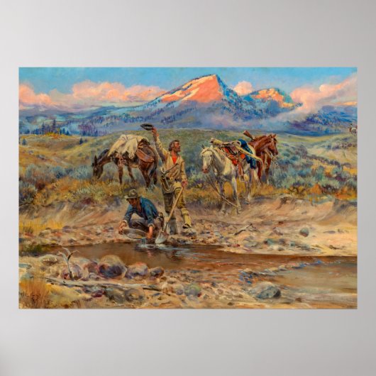 The Discovery of Last Chance Gulch Poster (Voorkant)