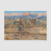 The Discovery of Last Chance Gulch Tissuepapier (Voorkant)