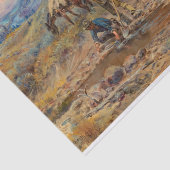 The Discovery of Last Chance Gulch Tissuepapier (Detail)