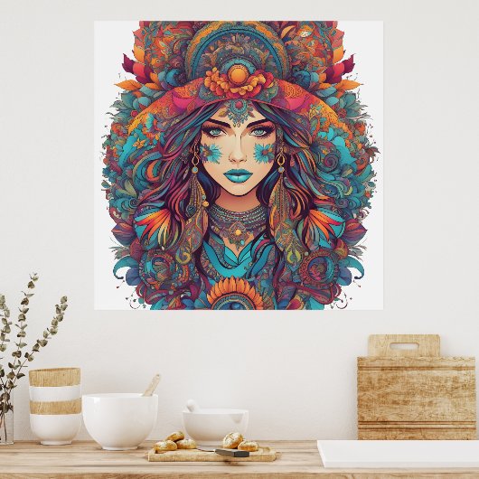 The Divine Feminine Poster (Keuken)