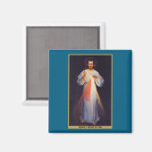 The Divine Mercy Shirt Premium  Magneet (Voorkant / Achterkant)