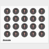 The Divine Mercy Shirt Premium  Ronde Sticker (Vel)