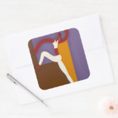 The Divine Sylvie 2007 Vierkante Sticker (Envelop)