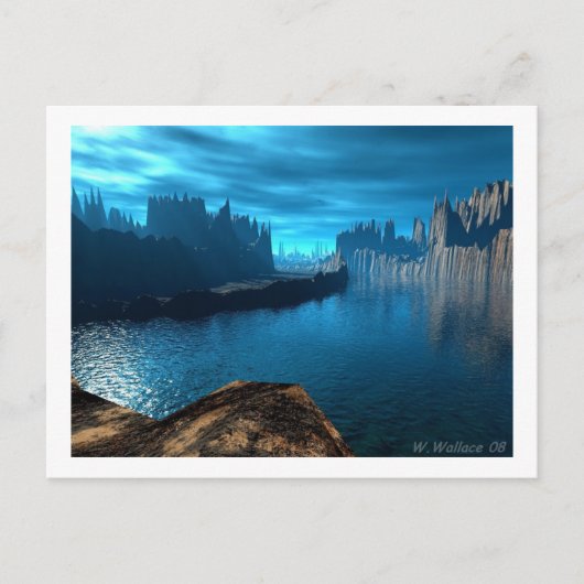 The_Diving_Rock_by_Jellaboom Briefkaart (Voorkant)