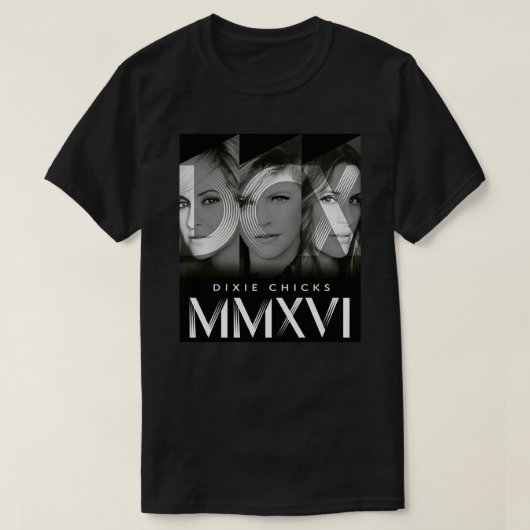 the dixie chick mmxvi world tour t-shirt (Design voorkant)