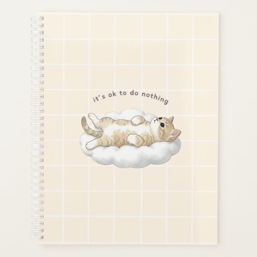 The Do Nothing Kitty Planner (Voorkant)