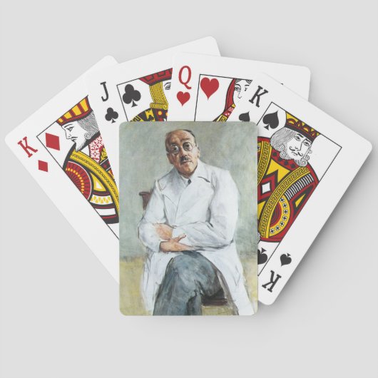 The Doctor (door Max Liebermann) Pokerkaarten (Achterkant)