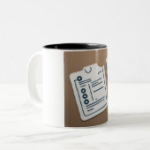 The Doctor's Code: gebrouwen voor briljante Mok (Voorkant links)