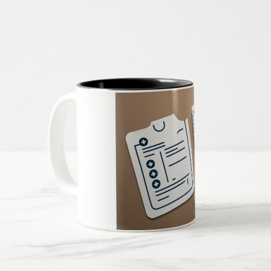 The Doctor's Code: gebrouwen voor briljante Mok (Voorkant links)