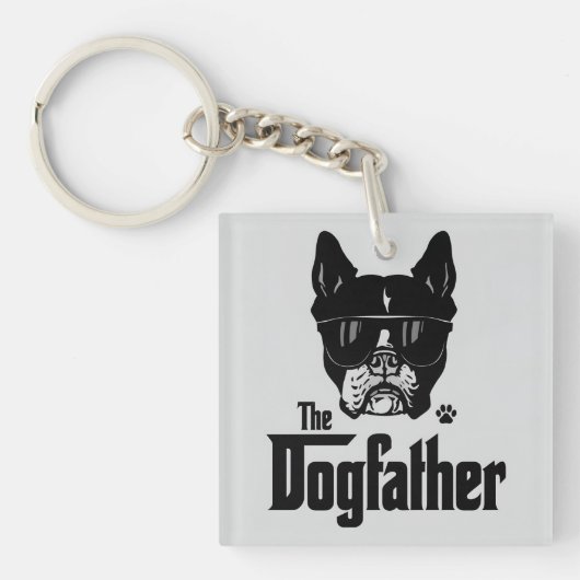 The Dog Father and Dog Dad Sleutelhanger (Voorkant)