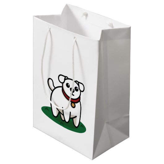 The Dog Medium Cadeauzakje (Voorkant Gekanteld)