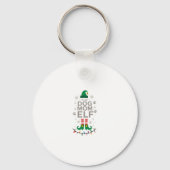The Dog Mom Elf Xmas Funny Dogs lover Christmas Do Sleutelhanger (Voorkant)