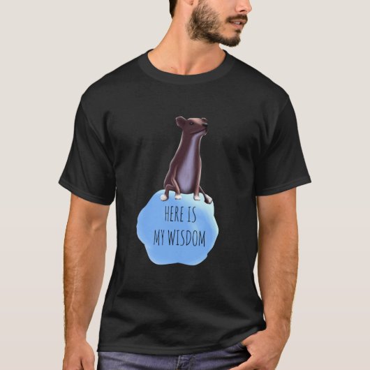The Dog of Wisdom  T-shirt (Voorkant)