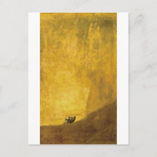 The Dog, van Francisco de Goya Briefkaart (Voorkant)