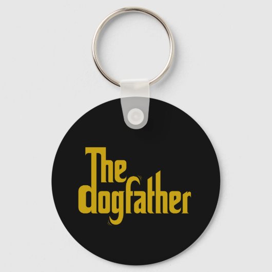 The Dogfather - Vader cadeau voor Vaderdag Sleutelhanger (Voorkant)
