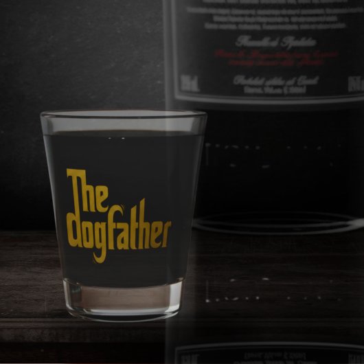 The Dogfather - Vader vadersdag cadeau Shot Glas