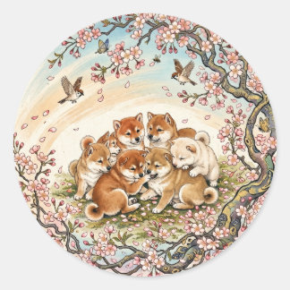 the dogs ronde sticker