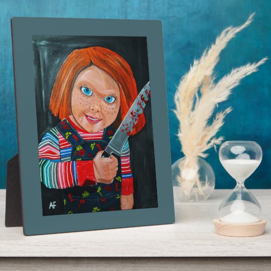 The Doll Painting by Alfred Fox Fotoplaat (Zijkant)