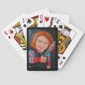 The Doll Painting by Alfred Fox Pokerkaarten (Achterkant)